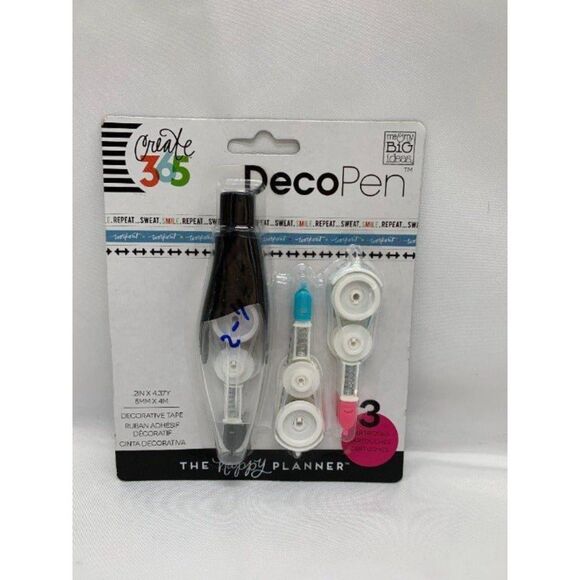 Create 365 decorative tape DecoPen "Sweat, Smile, Repeat" - Picture 1 of 2